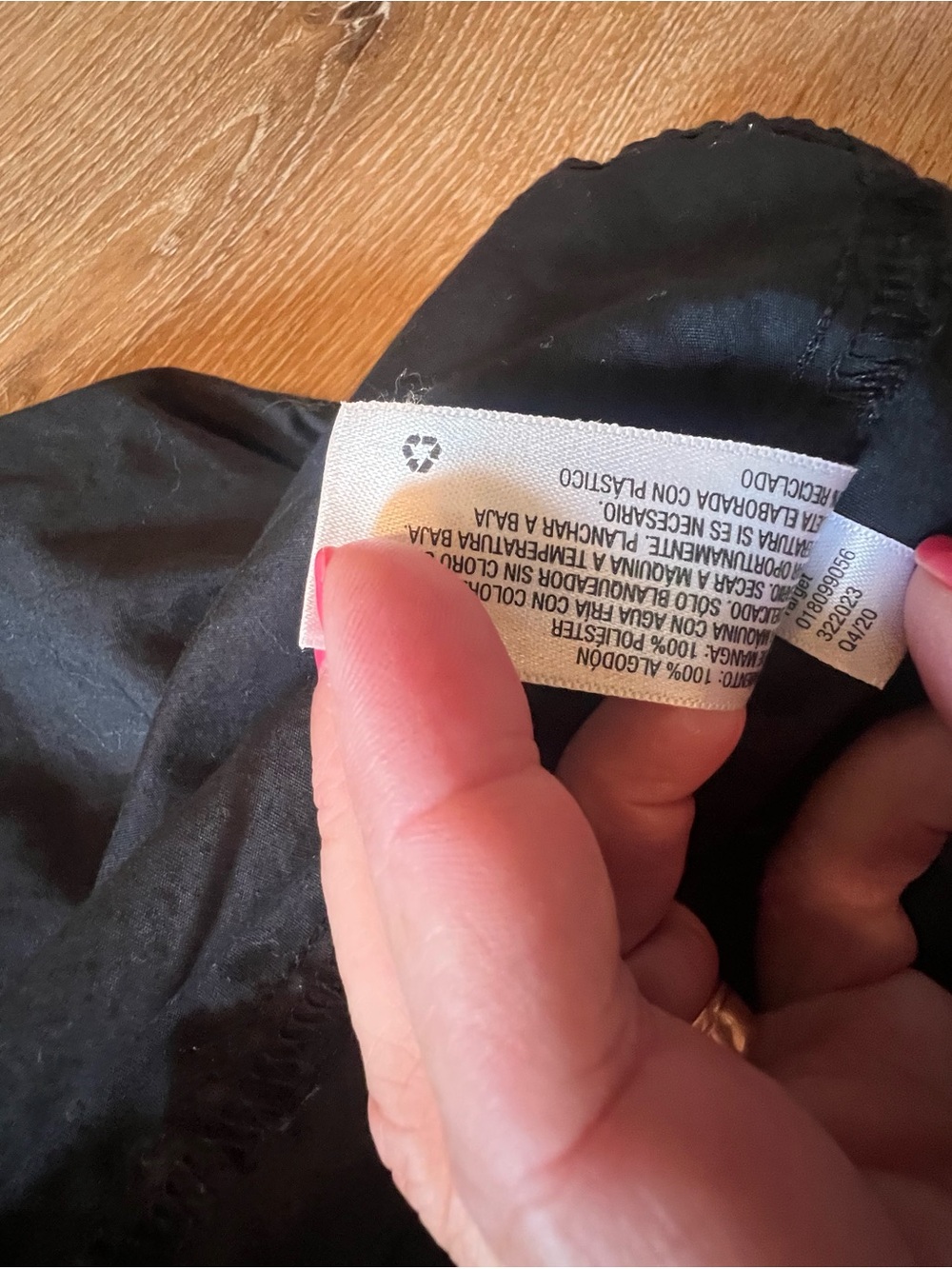 A New Day Large Black Puff-Sleeve V-Neck Long Dress - Picture 8 of 8